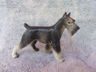 Vintage Black Scottie Dog Scottish Terrier Figurine 4 " X 4 "