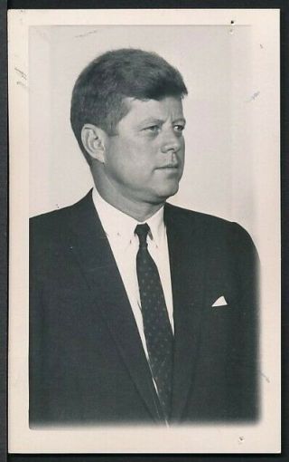 1961 Photo Jfk John F.  Kennedy Snapshot Size Photo Of The President