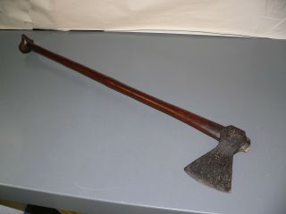 Very Early British/english Military Naval Iron Military Boarding Hewing Axe