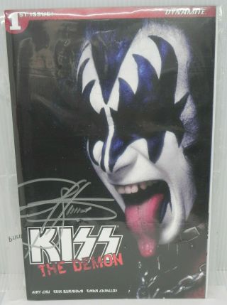 Dynamite Comics 1 Kiss The Demon Autographed / Signed By Gene Simmons,