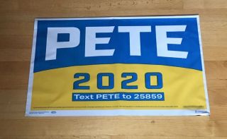 Pete Buttigieg Mayor In Official 2020 President Campaign All Weather Yard Sign