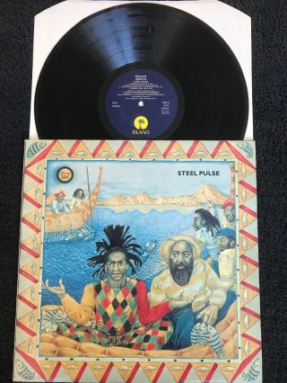 Steel Pulse - Reggae Greats (greatest Hits) Vinyl Lp Island Isg 3 (1985) Nm/ex