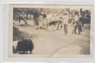 China Wei Hai Wei Territory " Cloth Seller " Real Photograph Postcard C1910/20s