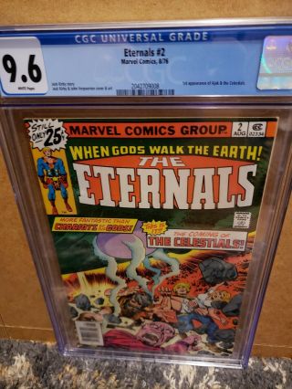 Eternals 2 Cgc 9.  6 1st App Celestials And Ajak Case