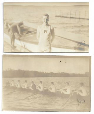 2 Rppc University Of Wisconsin Rowing Team 1910
