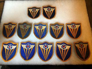 12 Vintage Air Force Patches