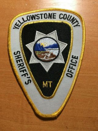 Patch Police Sheriff Yellowstone County Montana Mt