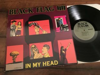 Black Flag " In My Head " Orig.  Ed1 (hardcore Punk) 1985 Sst 045 Nm - Play (rt)