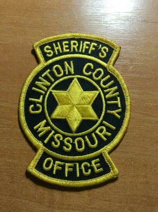 Patch Police Sheriff Clinton County Missouri