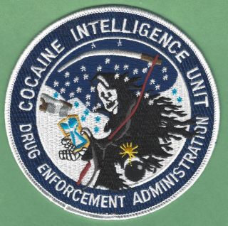 Dea Drug Enforcement Administration Cocaine Intelligence Unit Shoulder Patch