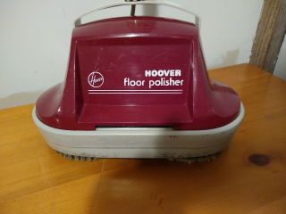 Vintage Hoover Floor Polisher F2101 W/ Brushes Runs Well