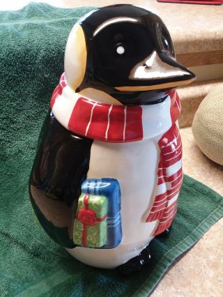 Penguin Christmas Holiday Hand Painted For Nonni 