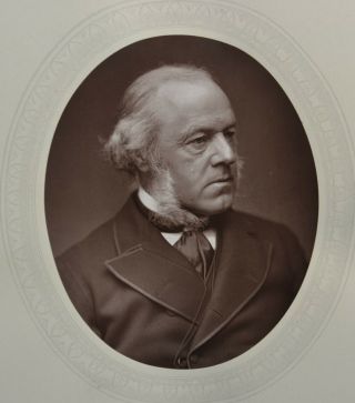 1882 Cabinet Portrait Photo Woodburytype Lord Aberdare Liberal Politician Baron
