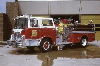Landover Hills Md E30 1971 Mack Cf Pumper - Fire Apparatus Slide
