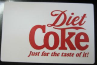 Set Of 4 Diet Coke Reversible Placemats - Nip -