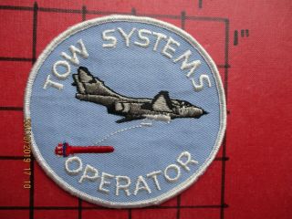 Air Force Squadron Patch Usaf 82 Tats F - 101 Tow Systems,  Aerial Targets