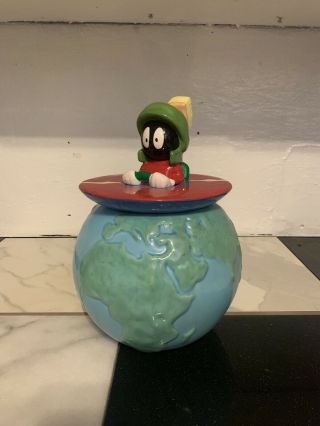 1993 Looney Tunes Marvin The Martian Cookie Jar - Great Shape
