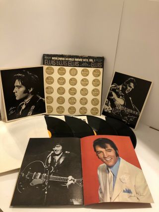 Elvis Presley - Worldwide 50 Gold Award Hits,  Vol.  1 4lp Set With Photo Book