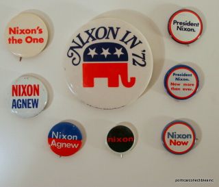 Richard Nixon Presidential Campaign Buttons