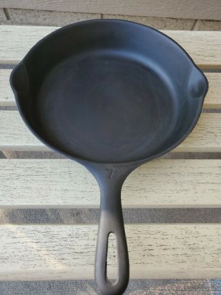 Vintage Griswold Cast Iron Skillet 7 Small Logo Pan