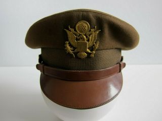 Vintage Columbia Gem Of Caps U.  S.  Wwii Usaaf Air Force Pilot Flight Officer Hat