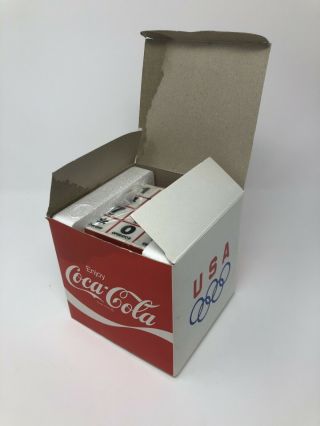 Vintage Coca Cola Usa Olympics Hands Cube Speaker Phone Hcsp - 83 Coke