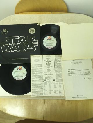 Star Wars The Soundtrack 2 Lp Uk 1977 Competition Prize 2000ad,  Poster