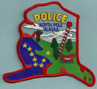 North Pole Alaska Police Shoulder Patch