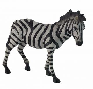 Cabelas Tree House Kids Zebra Plastic Toy Figurine 2008 Wild Animal