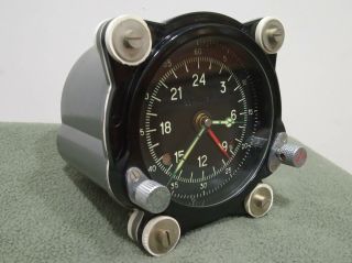 129 Chs 55m Soviet Aircraft Military 24 - Hours Clock Tupolev Ussr Army