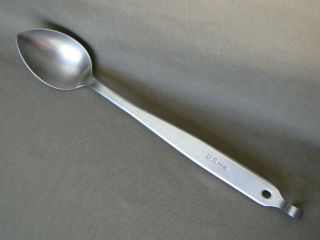 Vintage U.  S.  1941 Stainless Steel Modernaire 1 Military Mess Hall Serving Spoon