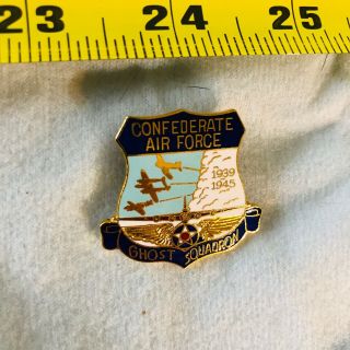 Vintage Confederate Airforce Ghost Squadron 1939 - 1945 Pin