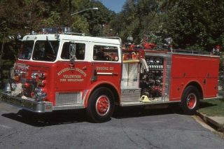 Riverdale Heights Md Engine 131 1972 Maxim Pumper - Fire Apparatus Slide
