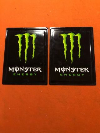 2 11 " X 8 1/4 " Tin Metal Monster Energy Drink Signs Double Sided