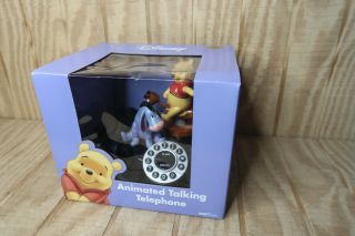 Vintage Disney Winnie The Pooh & Friends Animated Talking Telephone