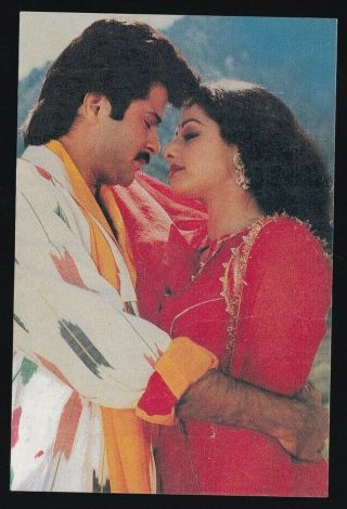 Sridevi,  Sri Devi & Anil Kapoor Bollywood Postcard (fine Pc 42)