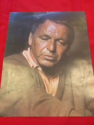 Frank Sinatra Poster (color 9.  5 X 11.  75) From Ol’ Blue Eyes Is Back Album Fs 215