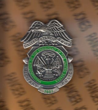 Us Army Mp Military Police Inauguration President Us Badge 2.  75 " Full Sized
