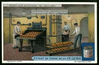 Oven For A Bread Bakery Bake Loaf Vintage 1920s Trade Ad Card