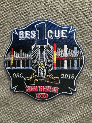 Haven Ct Fire Department Rescue 1 Patch