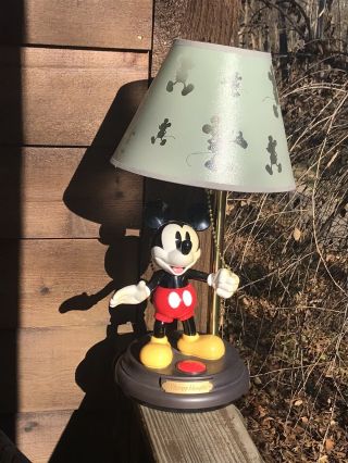 Mickey Mouse Animated Talking Lamp With Shade And Talks Perfect