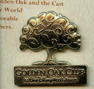 WDW Disney World Golden Oak Club Housing Community Cast Family LE Pin 2