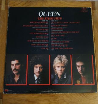 Queen Greatest Hits vinyl album lp record 2
