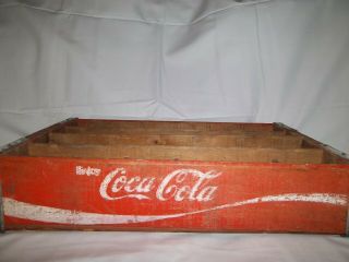 Coca Cola 24 Bottle Wood Crate