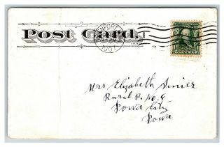 1907 Postcard Indian Chief Black Hawk M Montgomery Publisher Rock Island IL 2