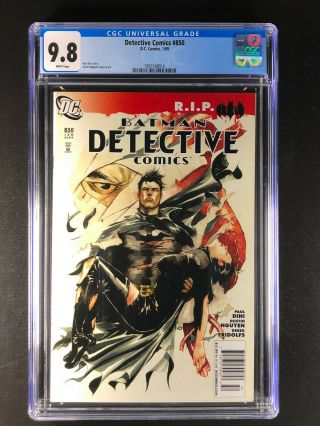 Detective Comics 850 Cgc 9.  8 Newstand 1st App Gotham City Sirens Batman Catwoman