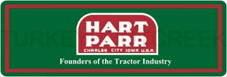 Hart Parr Tractor 6 " X 18 " Aluminum Sign