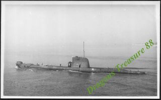 H.  M.  S.  Tiptoe,  Photo,  Royal Navy T - Class Submarine,  1944 - 1969