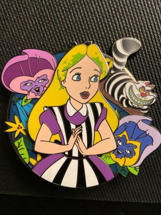 The Disney Monster Alice In Wonderland/beetlejuice Fantasy Pin
