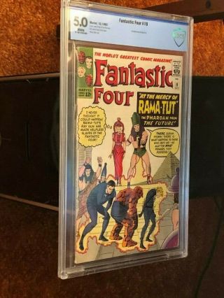Fantastic Four 19 Cbcs 5.  0 (ow - W) 1st Appearance Of Rama - Tut